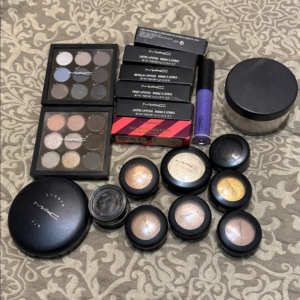 MAC Cosmetics Eyeshadow Collection - Gold, Purple, Pink Hues - Picture 11 of 12